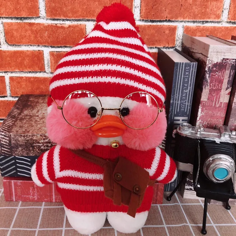 M 30 см Kawaii LaLafanfan кафе утка Плюшевые игрушки мультфильм милые животные Утка Мягкая кукла мягкие детские игрушки подарок на день рождения для детей - Цвет: M
