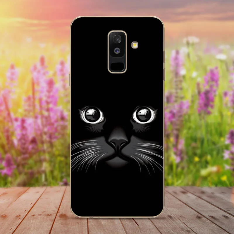 Чехол из термопластичного полиуретана для samsung Galaxy A6 плюс 2018 Мягкий силиконовый