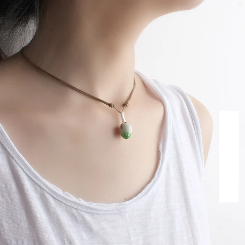 1 шт. керамическая цепочка с подвеской в форме слезы|fashion jewelry|jewelry fashionchain pendant |