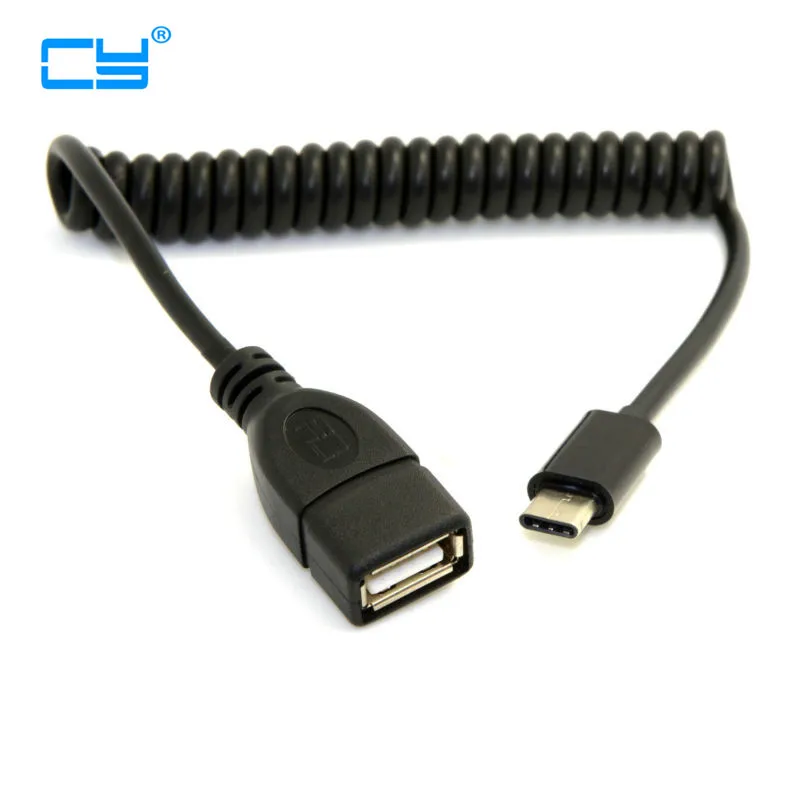 

Stretch USB-C USB 3.1 Type C to USB 2.0 A Female OTG Data Cable for Tablet & Mobile Phone & Laptop