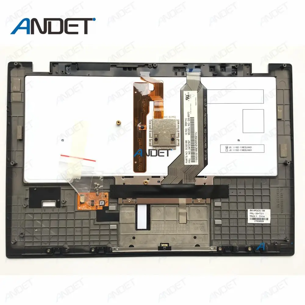 Для lenovo ThinkPad X1 Carbon 1st Gen 34XX клавиатура Упор для рук крышка Сенсорная панель FRA SWE DEN 00HT064 00HT011 00HT009