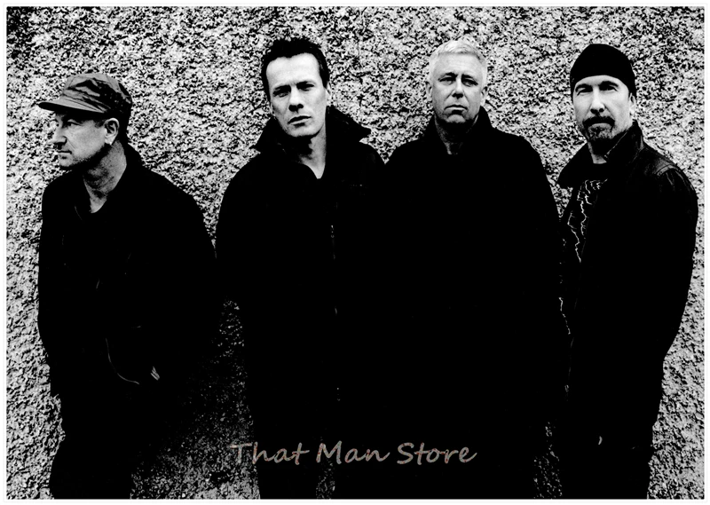 Сливовый U2 плакат Clear Image стены наклейки украшения дома хорошее качество печать белый плакат на крафт-бумаге Home art бренд - Цвет: Сливовый