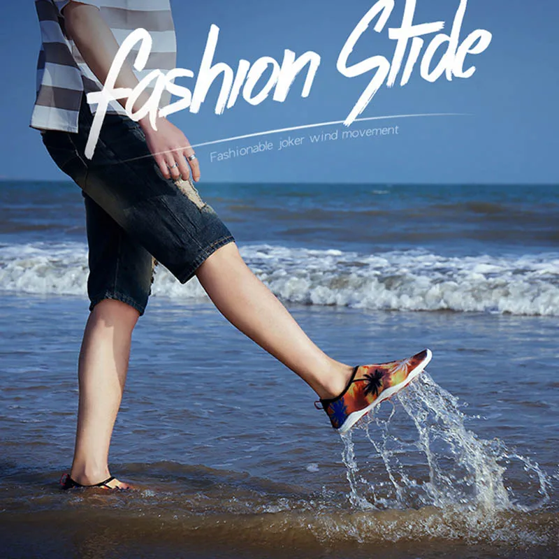 

Unisex Men Water Shoes Outdoor Swimming Women Barefoot Beach Flat Soft Quick Drying Sneakers Walking Exercise Couple Aqua Shoes
