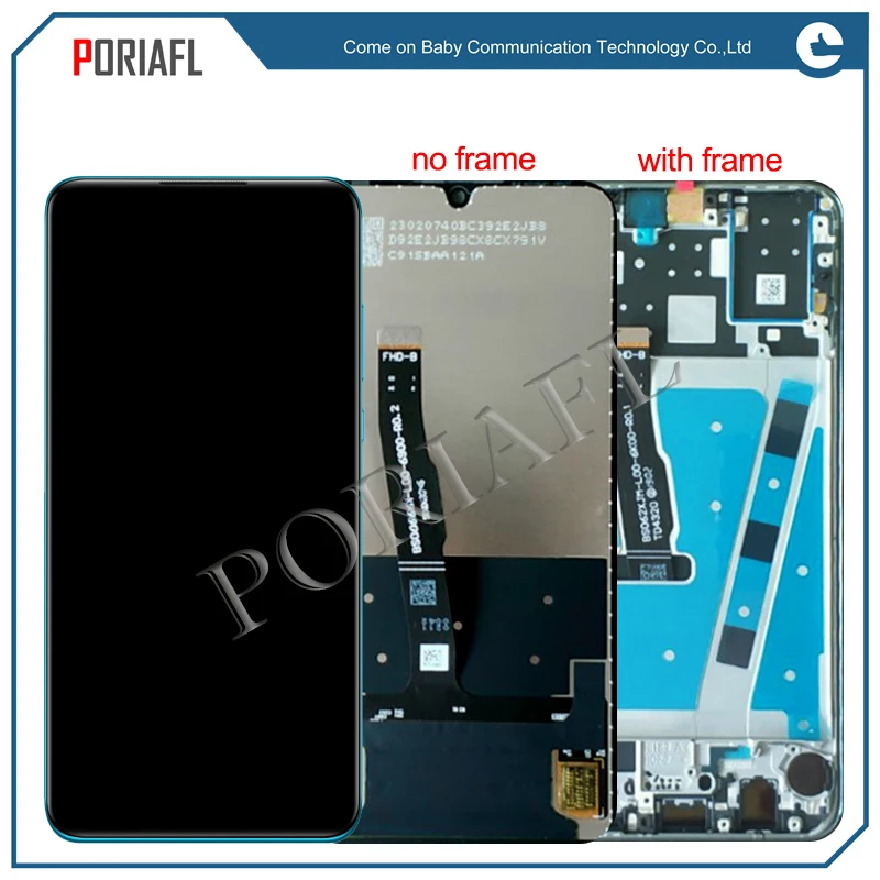 ЖК-дисплей с сенсорной панелью для Huawei P30 lite 100% ОК дигитайзер в сборе рамкой P30lite |