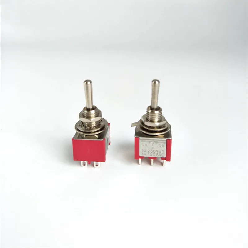 2 шт. моментальная перезагрузка Тип переключателя света тумблер ВКЛ. ВЫКЛ. 6