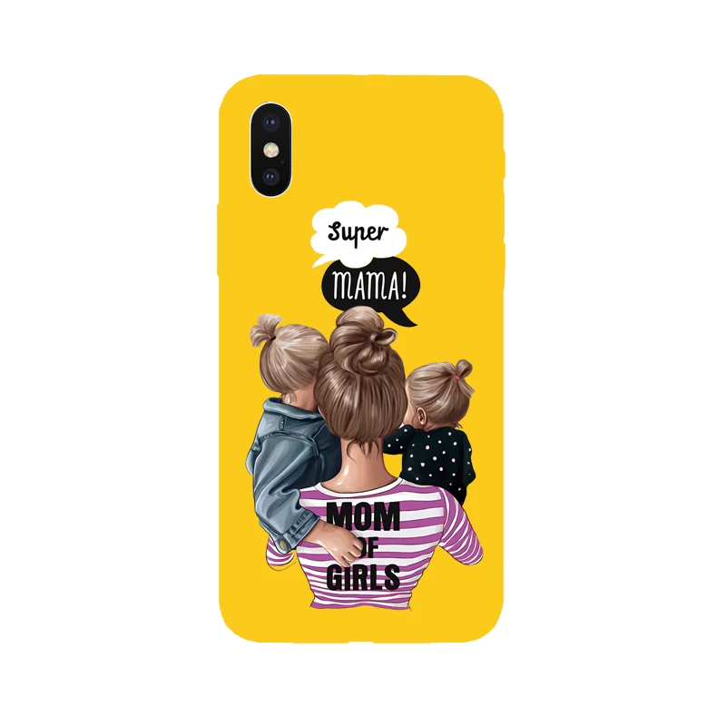 Модный Цветной ТПУ чехол для телефона девочек iPhone X XS Max XR 7 8 6 S Plus 5 5S SE милый