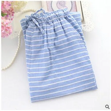 striped 6 Pijama inverno, домашние штаны, полосатые, хлопковые, длинные, для девушек, для дома, брюки, Осень-зима, женские, нижняя Пижама, брюки для сна, A649 - Цвет: striped 6