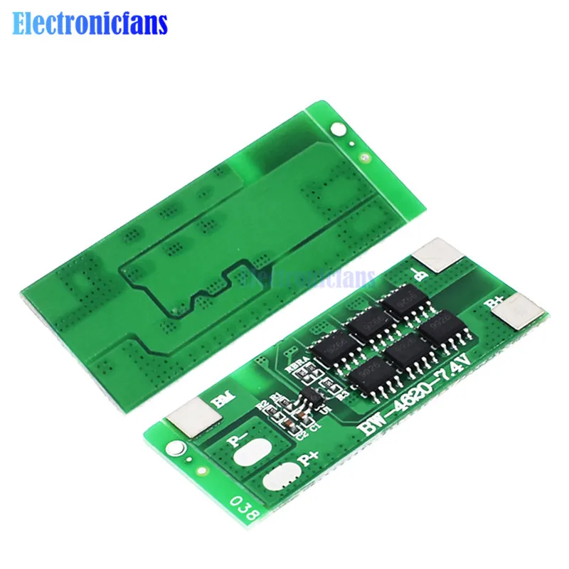 2S 12A литий-ионная батарея 18650 плата защиты заряда PCB модуль 7 4 В литий-полимерная BMS