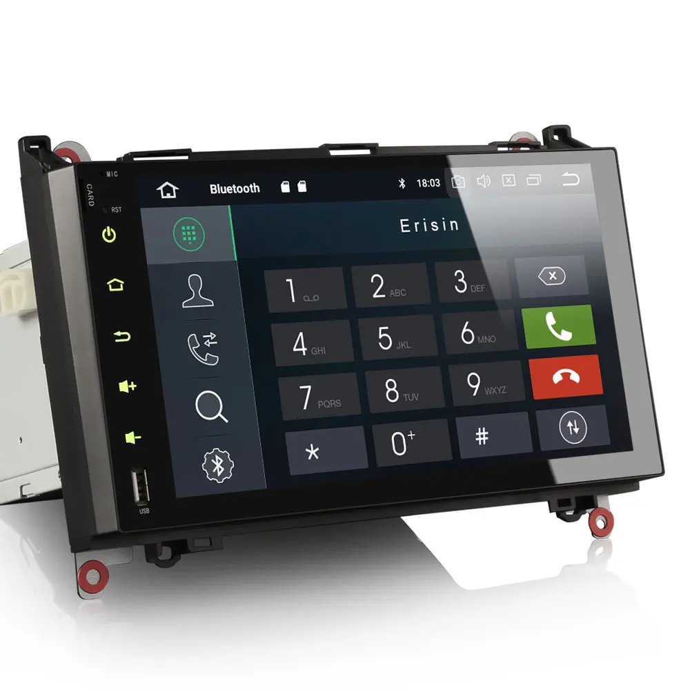 Erisin ES3692B PX30 Android 8 1 автомобильный мультимедийный плеер 9 &quotавтомобильный DVD gps для