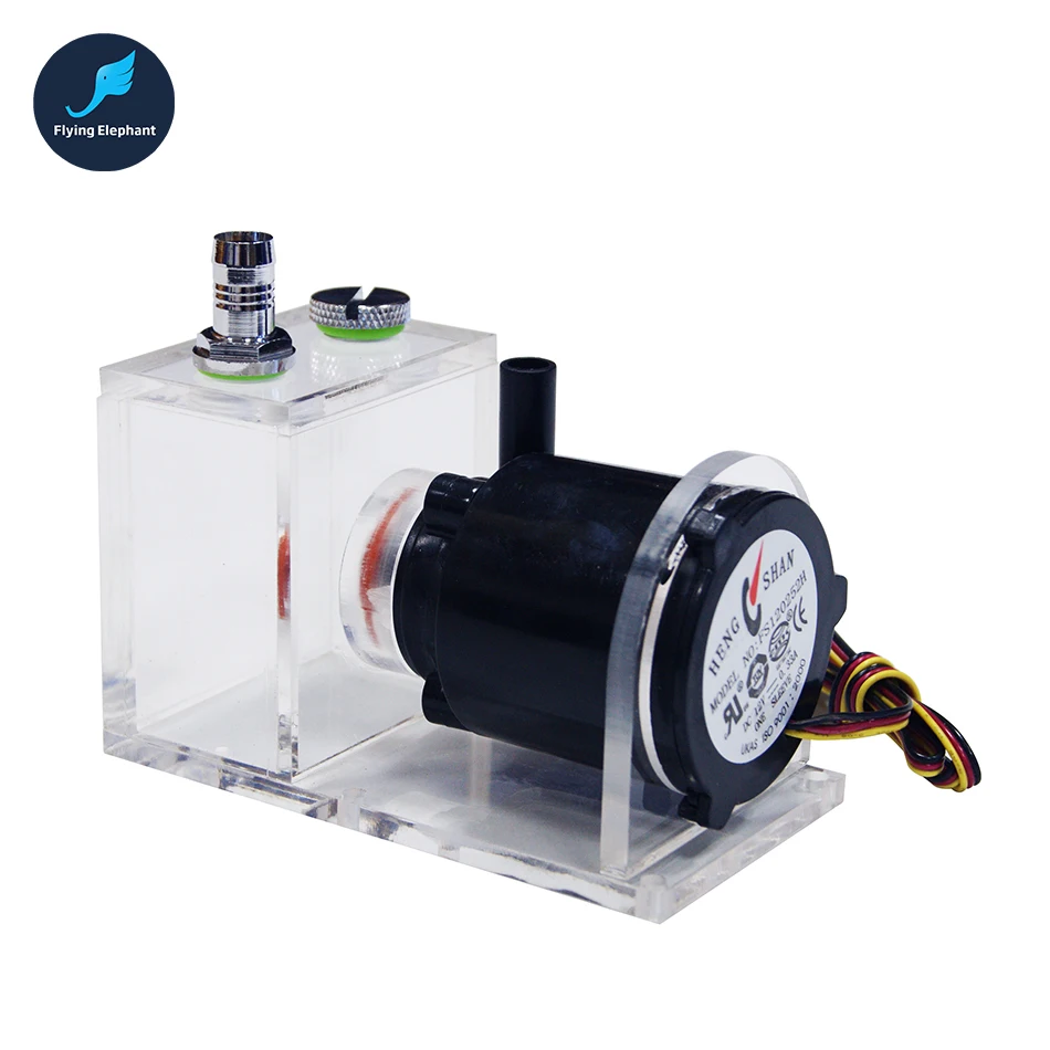 12 В в DC водяного охлаждения насос + резервуар Вт для воды м 1 4 погружной фонтан