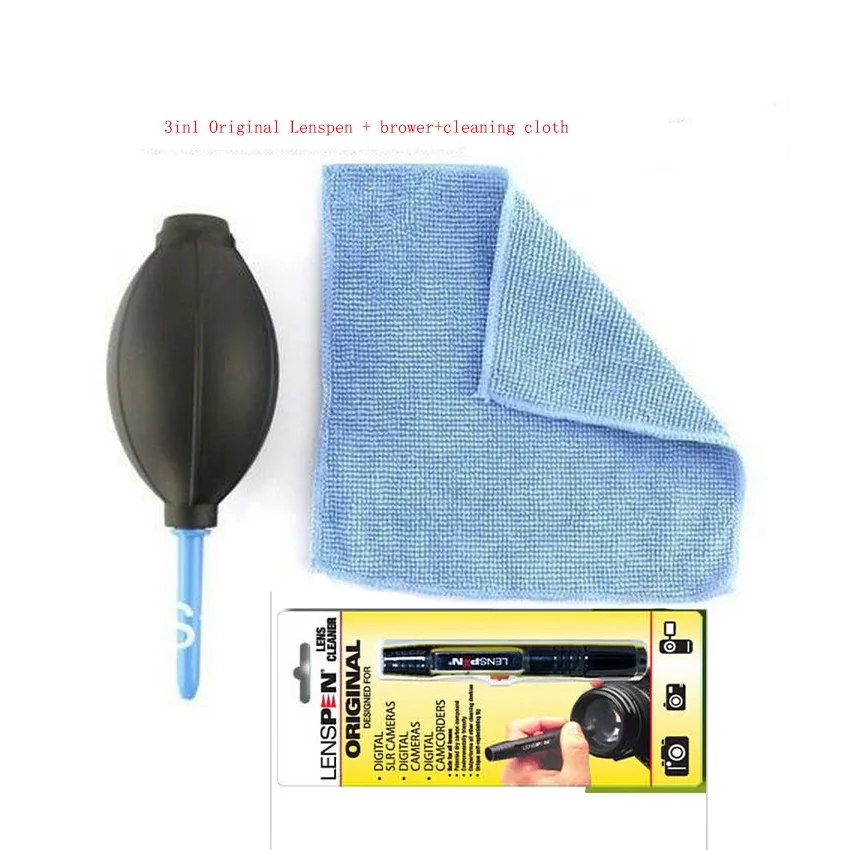 3in1 Set Комплект Для Чистки Линз Pen Kit Объектив Пыли Cleaner для Canon Nikon Sony Pentax