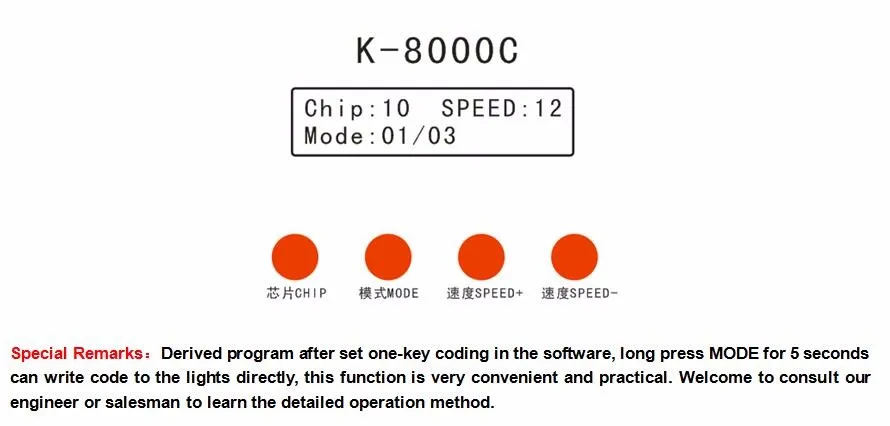 Программируемый DMX/SPI SD Карта светодиодный контроллер пикселей K-8000C; автономный; DC5-24V для RGB полноцветный светодиодный светильник