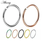 1 шт., кольцо Alisouy из хирургической стали, 18 г