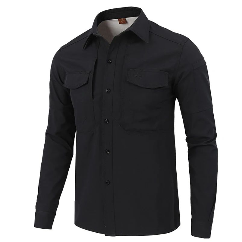 Для мужчин зимние тактические рубашки спорта на открытом воздухе Цвет треккинг