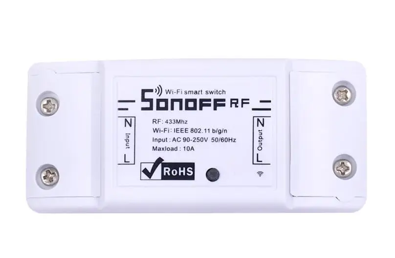 Sonoff RF Sonoff RF WiFi умный переключатель DIY беспроводные модули для автоматизации умного дома 433 МГц пульт дистанционного управления работа с гнездом Alexa Google - Комплект: Sonoff RF