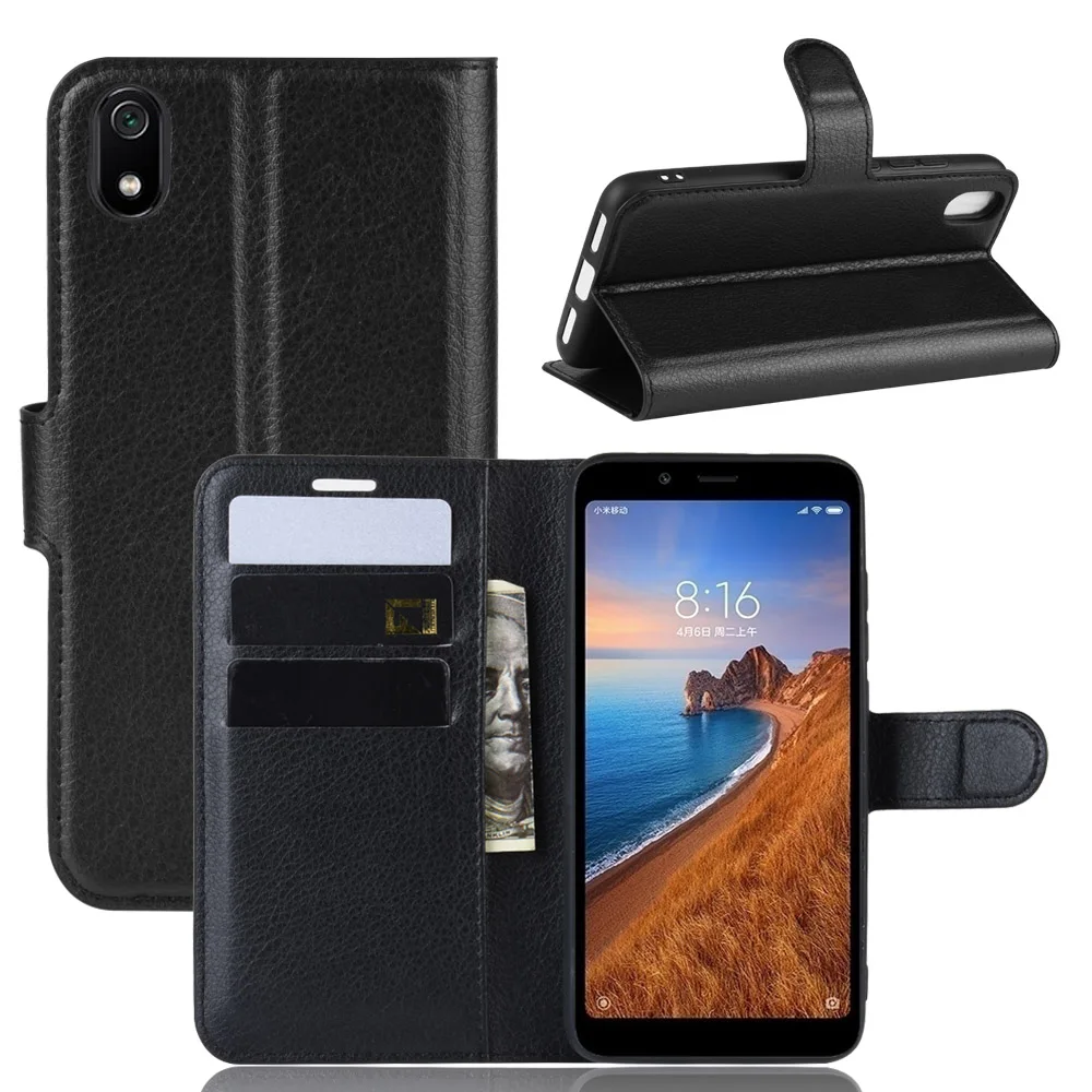 xiaomi Redmi 7A Case on Redmi 7A Case 5.45 inch Magnetic Wallet Book Leather Flip Case on for xiaomi Redmi 7A 7 A Cases Cover