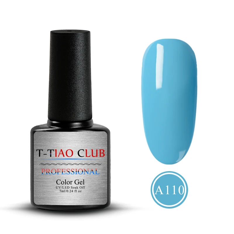 M30406 T-TIAO CLUB Набор гель-лаков для ногтей замочить от маникюра верхнее Базовое покрытие УФ гель лак Полупостоянный дизайн ногтей маникюрный лак - Цвет: M30406