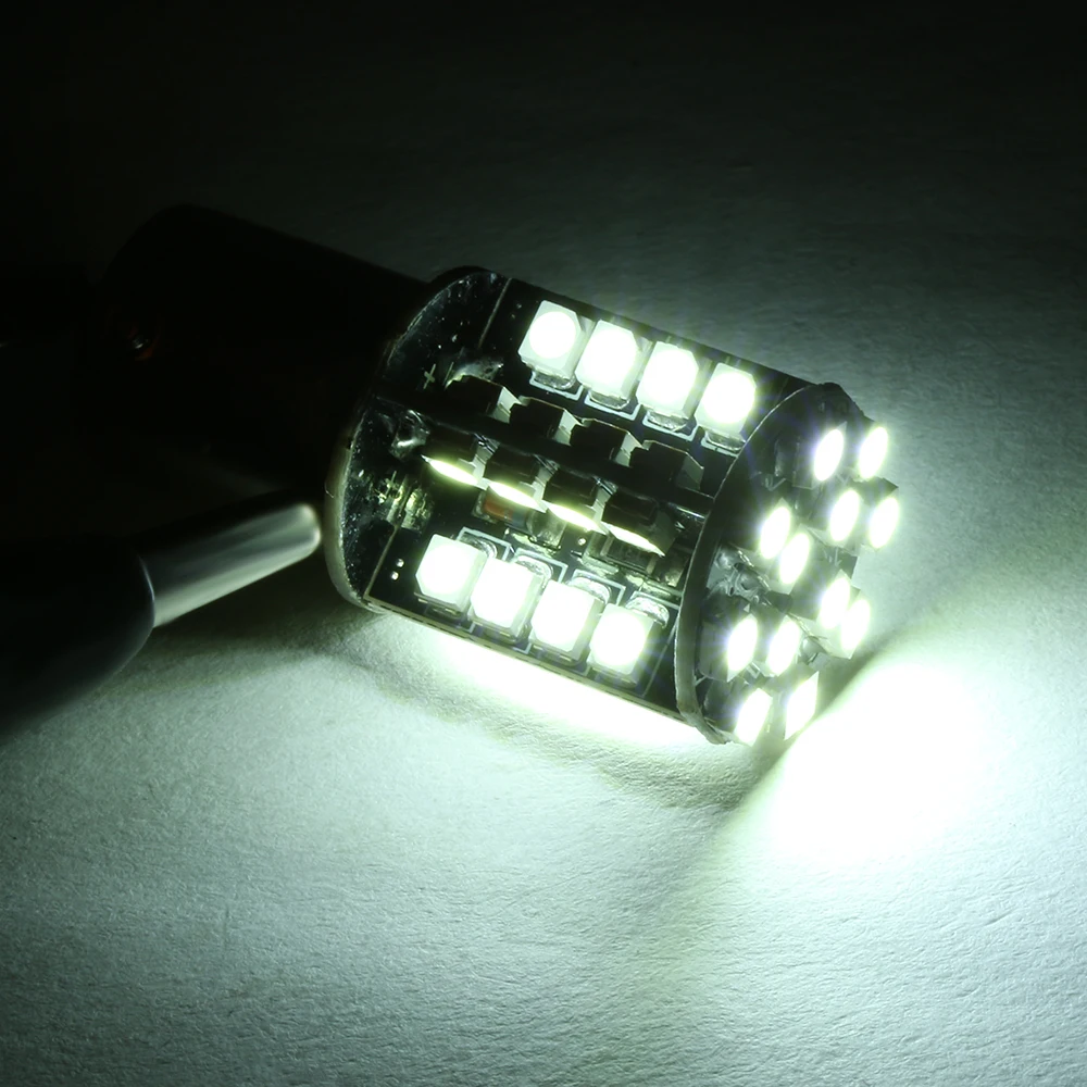 Супер яркий белый 12V 1156 BA15S 3528 SMD 44 светодиодный задний тормозной светильник Canbus без ошибок авто лампа