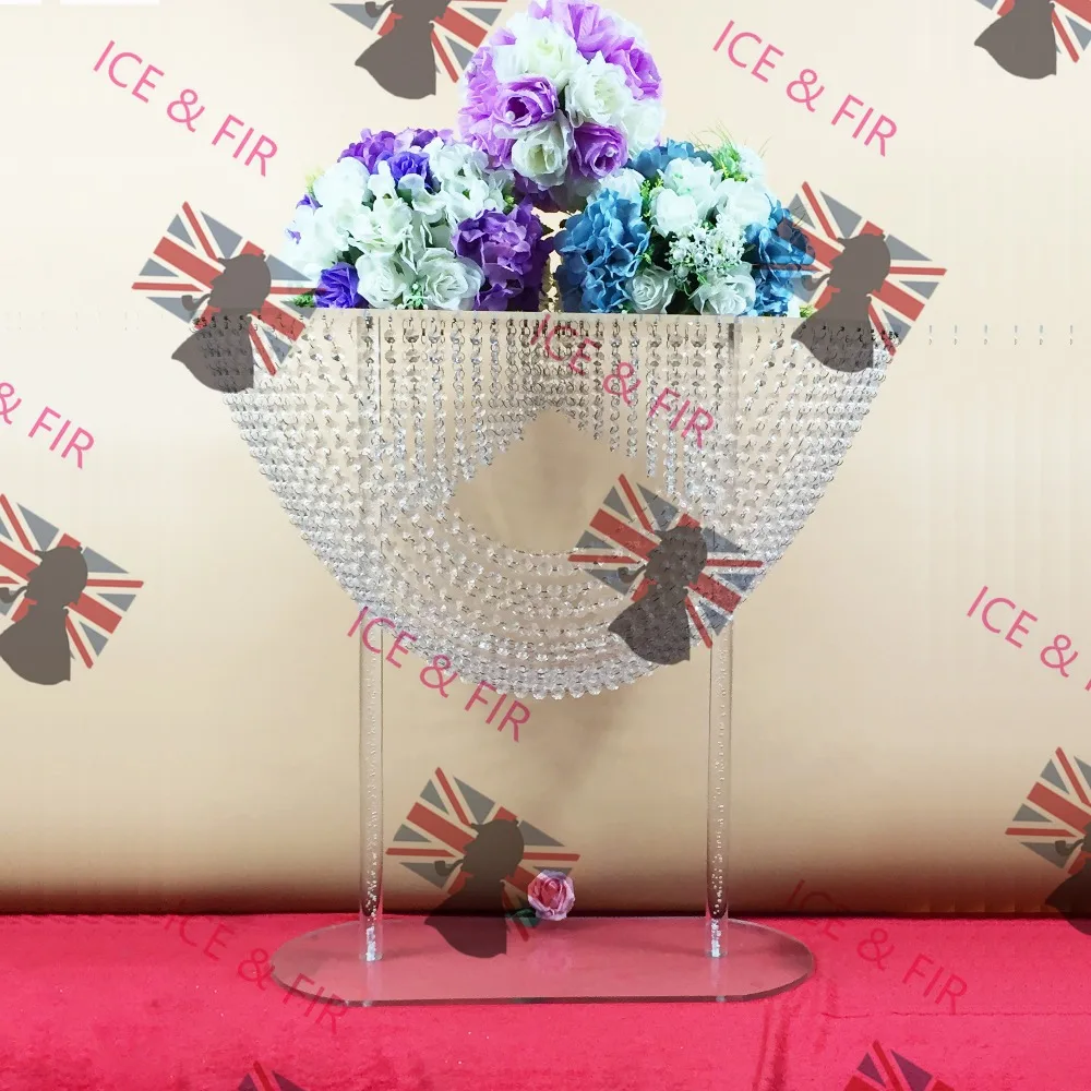 2 шт./лот хрустальный свадебный центральный стенд для торта акриловый цветок
