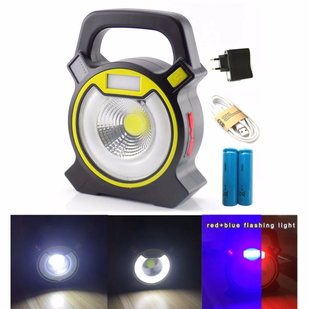 Ультратонкий Светодиодный прожектор перезаряжаемый портативный лампа для