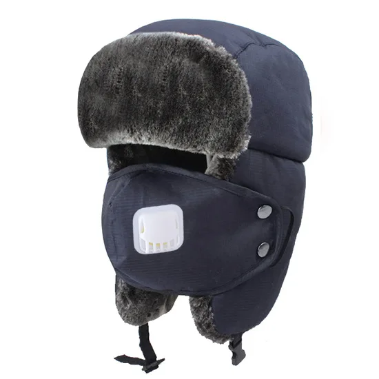 2016 Новый лыж Маска Для Лица Зимой меховые шапки Ветрозащитный Толстые теплые