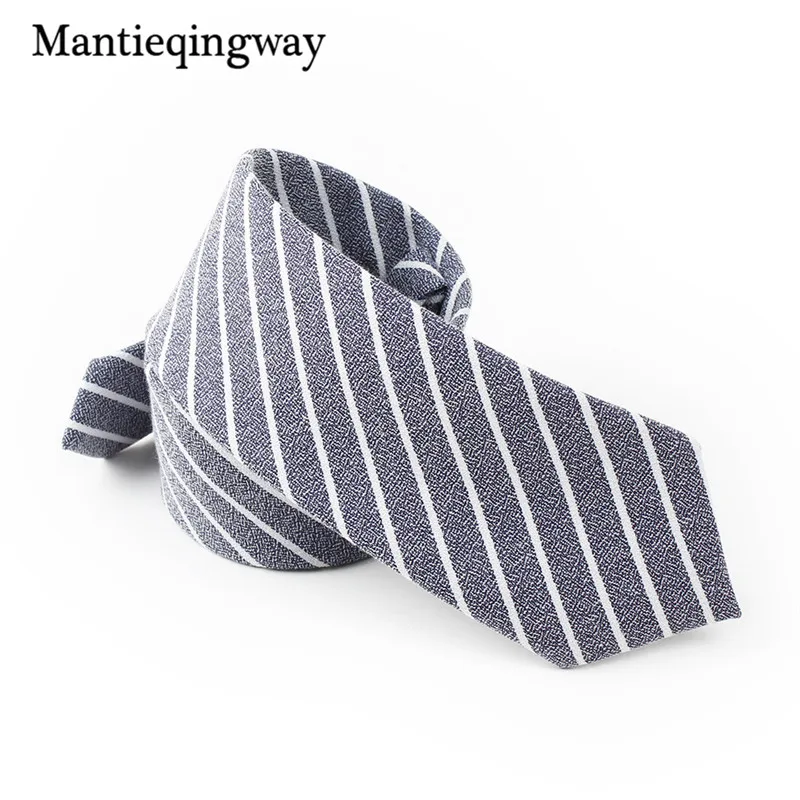 Мужской формальный галстук Mantieqingway для делового костюма 6 см облегающие Галстуки