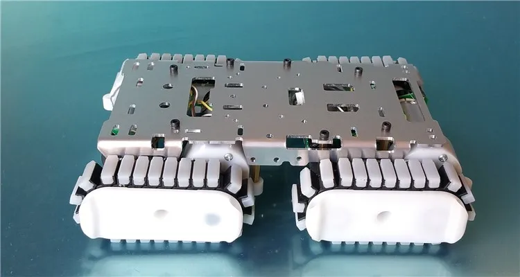 Роботизированный автомобильный аксессуар сделай сам алюминиевый Wi-Fi танк шасси