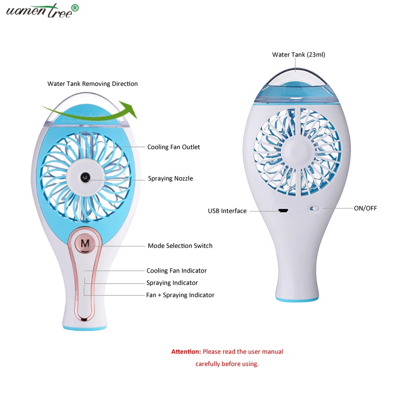 Mini Handy Mister Nano распылитель влаги для кожи лица и тела портативный Электрический