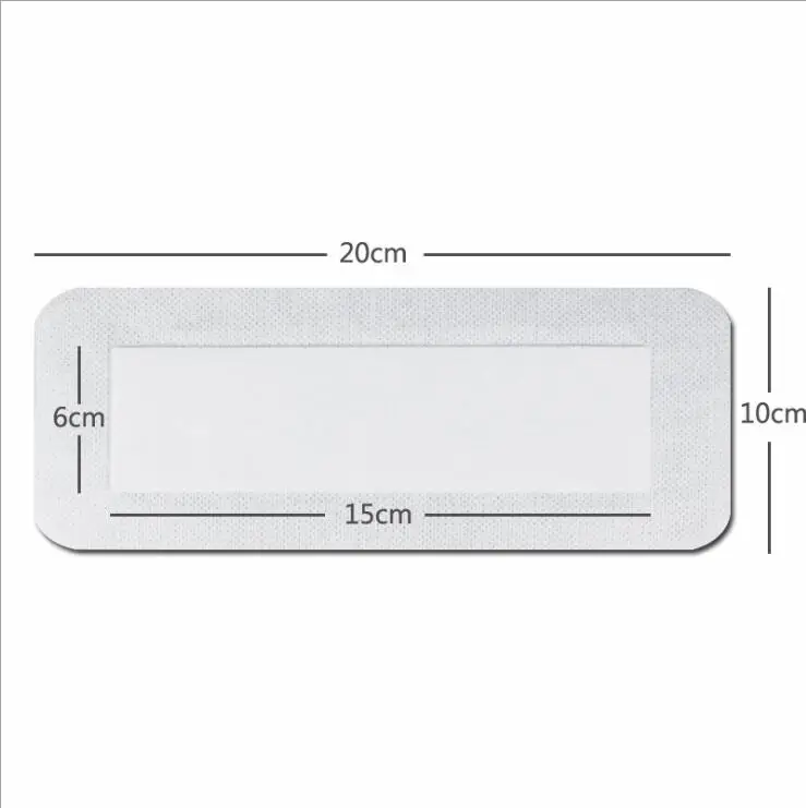 1pc 10X20cm 7 Размер/набор стерильные медицинские самоклеющиеся Нетканые повязки на рану аптечка первой помощи медицинские стикеры патч против инфекции - Цвет: 1pc 10X20cm