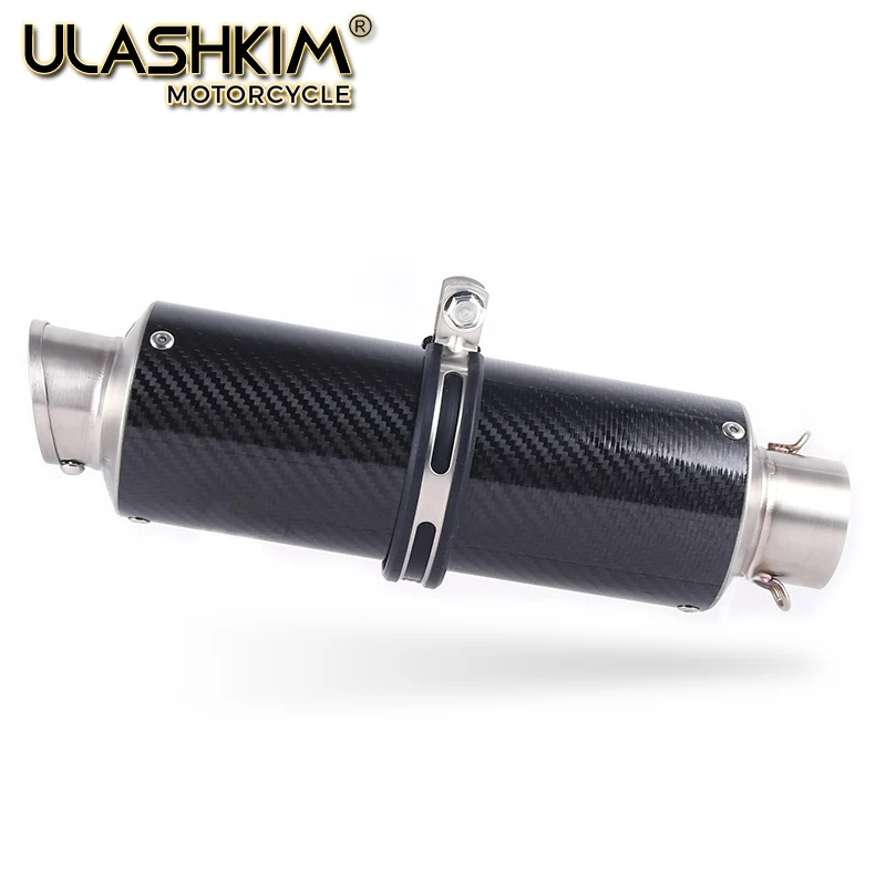 36~51mm Universal Scooter Dirt Bike Motorcycle Exhaust Muffler Escape MT-03 SR400 XJR400 YZF-R3 R25 SR500 XSR700 YZF-R6 XSR900 | Автомобили