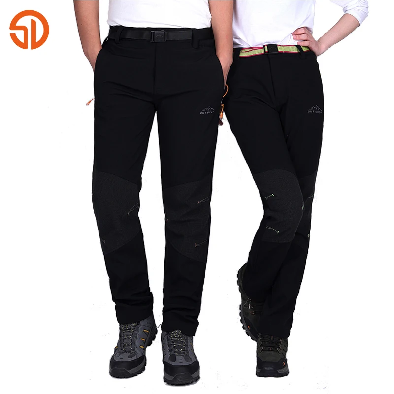 Outdoor fleece pants women men Winter hiking lovers Waterproof thick thermal trousers Hunting camping sport salewa helikon | Всё для