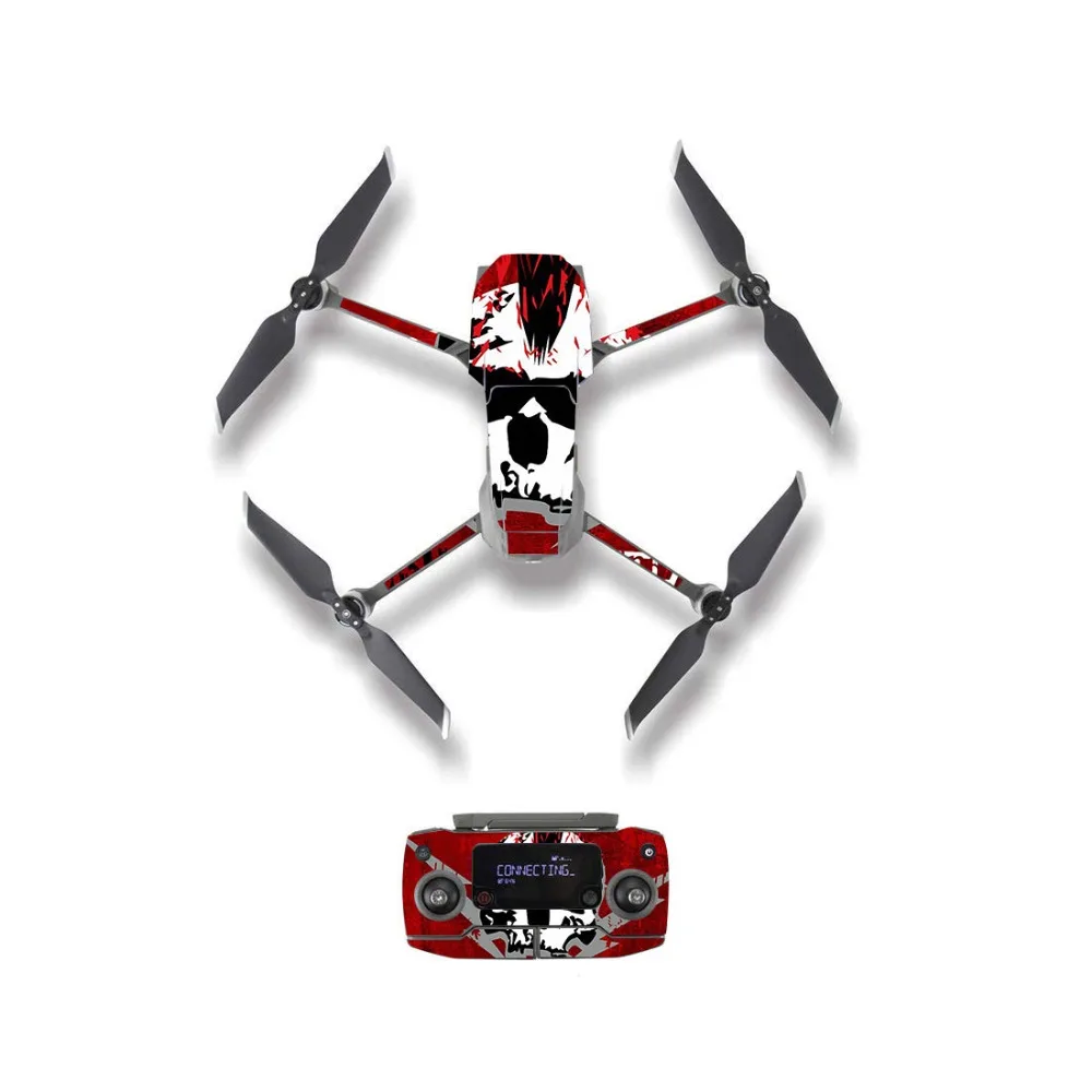 Мультфильм шаблон стиль кожи наклейка для DJI Mavic 2 Pro& Zoom Drone корпус пульт дистанционного управления батарея защитная пленка