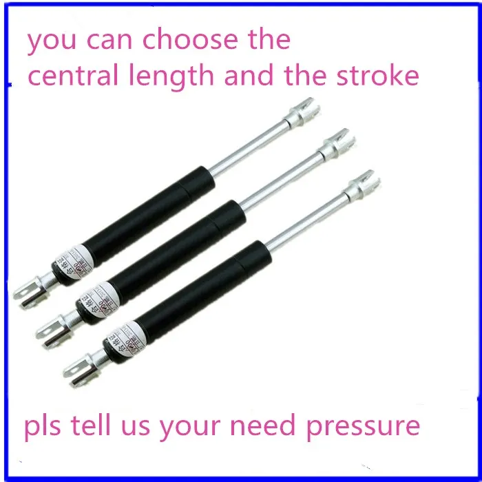 

2pcs/lot 50N to 800N force 200-580mm central distance,60-240mm stroke, pneumatic Auto Gas Spring, Lift Prop Gas Spring Damper b