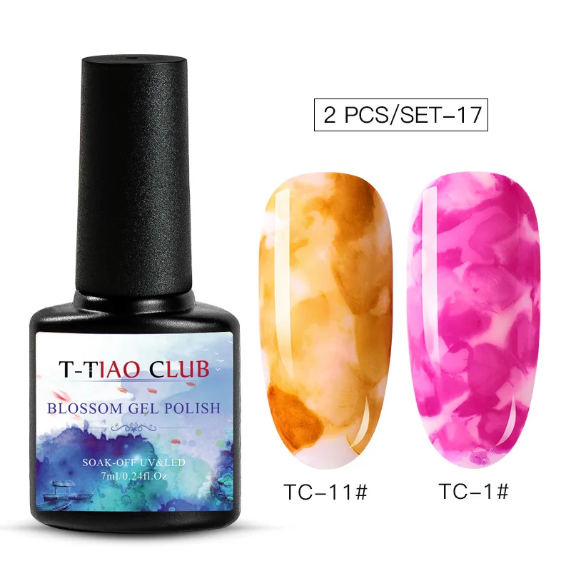 T-TIAO CLUB Blossom Гель-лак для ногтей DIY Цветущий Цветочный узор светодиодный Гель-лак для ногтей УФ-лак Полупостоянный Гибридный базовый T - Цвет: GZH04516