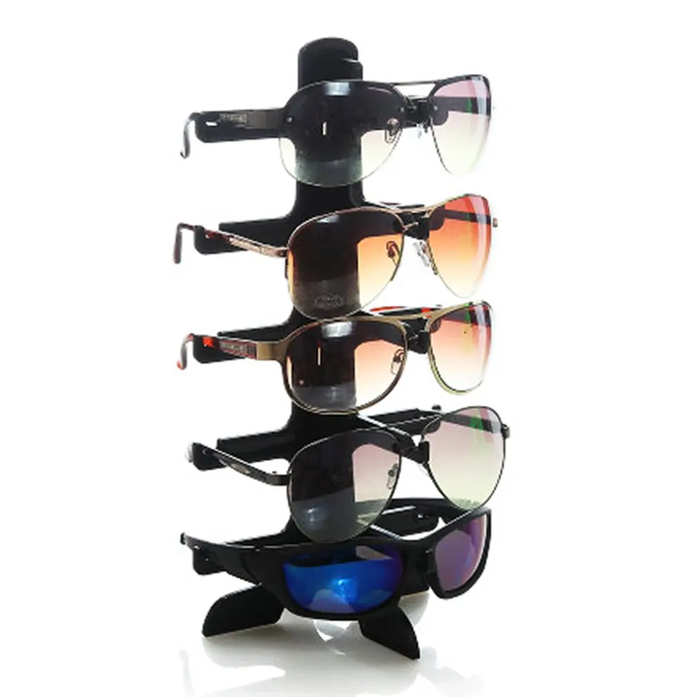 New 5 Layers Plastic Frame Sunglasses Display Stand Glasses Eyeglasses Colorful Eyewear Counter Show Stands Holder Rack | Аксессуары для