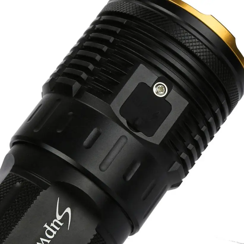 Supwildfire 50000LM 15 x XM L T6 мощный светодиодный фонарик с питанием и режимом цифровой