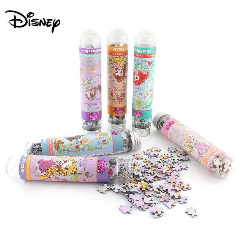 Дисней 150 шт. Мультфильм Эльза Принцесса головоломка игра пробирка упаковка