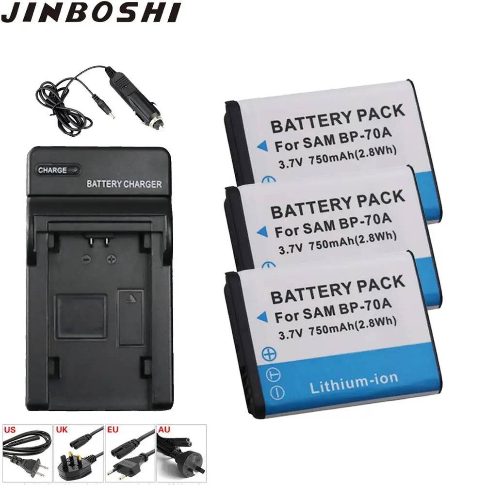 Зарядное устройство для SAMSUNG PL80 ES70 PL90 PL100 PL101 PL120 PL170 PL200 3 шт.|Цифровые аккумуляторы|