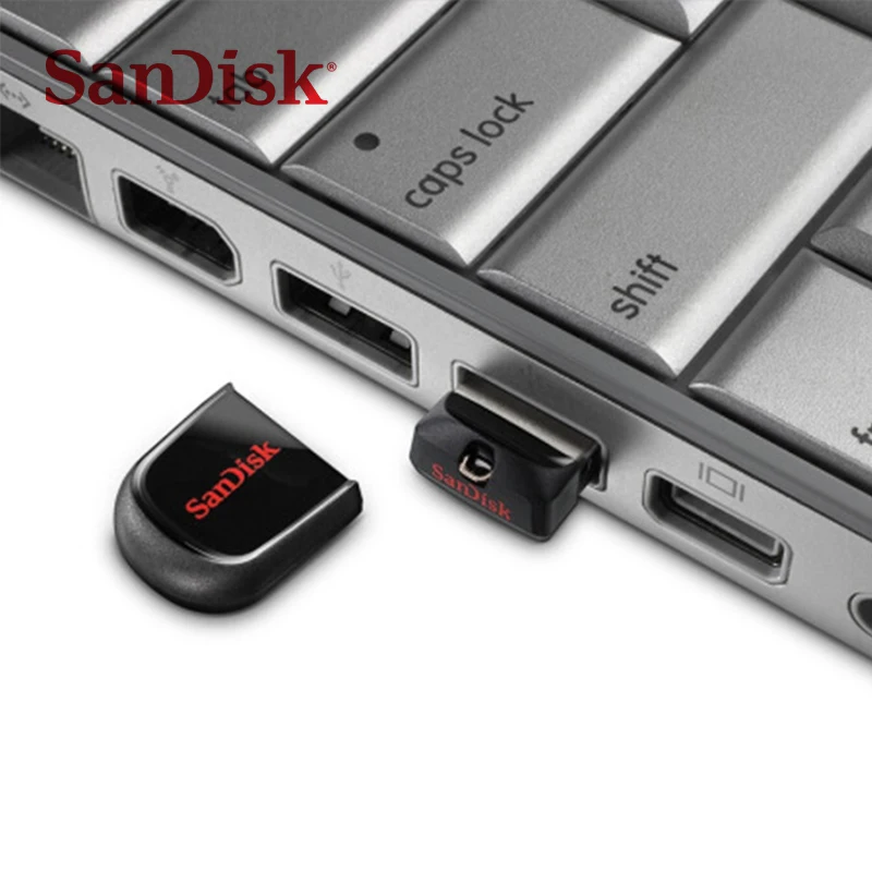 SanDisk супер мини металлический usb флэш-накопитель 64 ГБ 32 ГБ 16 ГБ флэш-накопитель портативный 128 Гб карта памяти Флешка для хранения флэш-диск