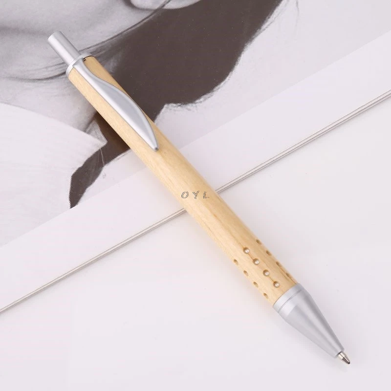 Винтажная деревянная шариковая ручка ручной работы с 24 отверстиями|Шариковые