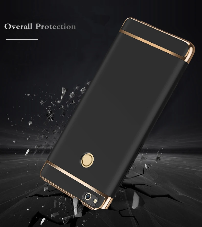 Роскошный Жесткий чехол из поликарбоната с полной защитой для huawei Honor 8 Lite 8X MAX, золотой тонкий Чехол-Бампер для huawei 5X 6X Hnor 9 Lite V10