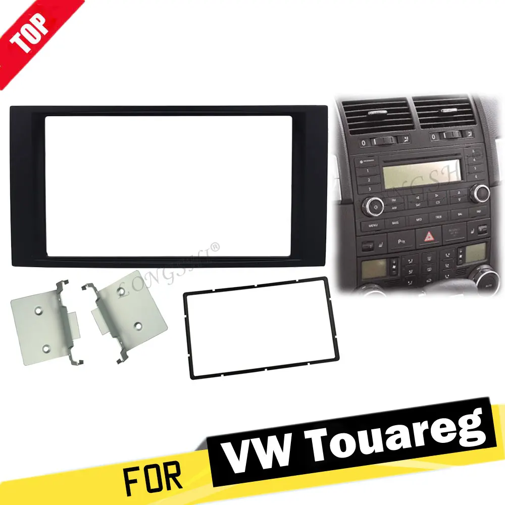 Двойная Din панель для Volkswagen VW Touareg Multivan Transporter Радио DVD стерео крепление приборной