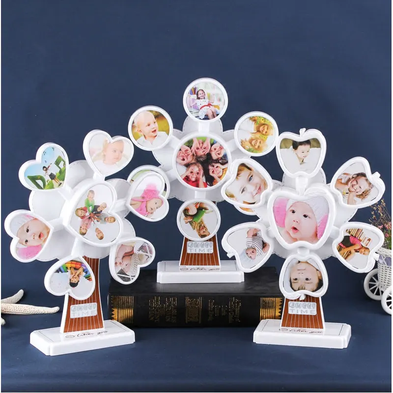 Креативная музыка колесо обозрения Вращающаяся фоторамка Сделай Сам стойка для