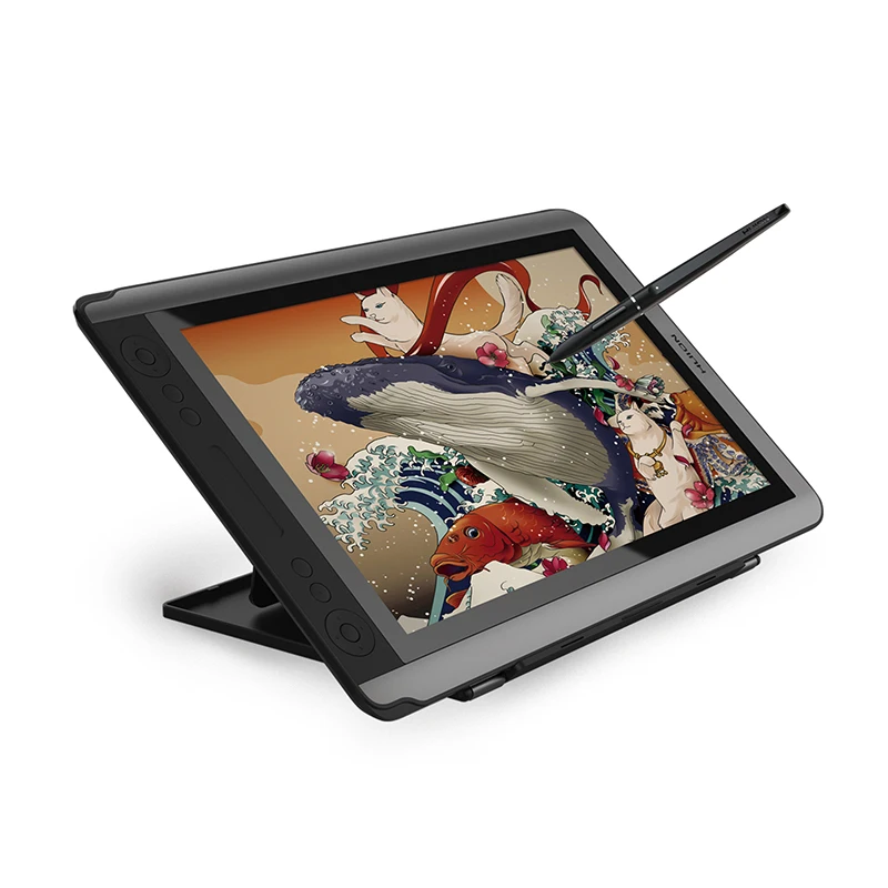 HUION kamvas gt-156hd V2 ручка графический планшет Планшеты Мониторы цифровой Графика Мониторы рисунок Мониторы IPS HD ЖК-дисплей Мониторы