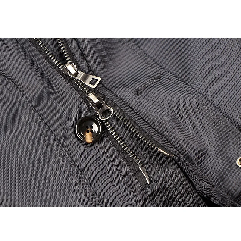 2019 Fur Collar Jacket Male Detachable Rex Rabbit Liner To Overcome In The Long Section Hooded Nie Overcoat Raccoon | Мужская одежда