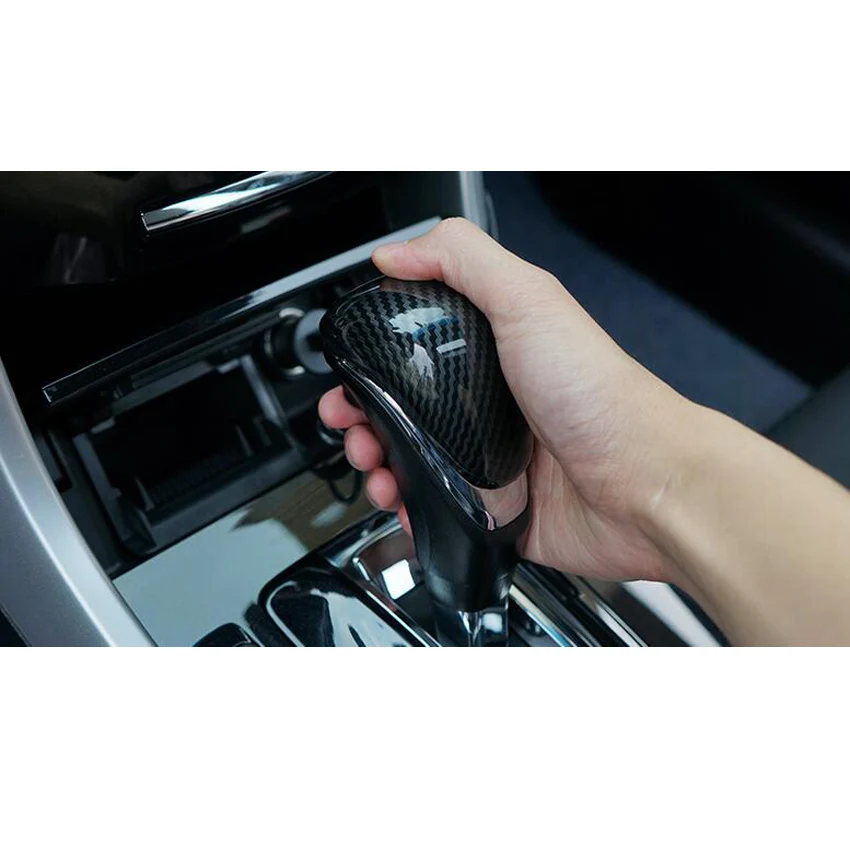 Подходит для Honda Accord 9th 9.5th автомобиль коробка скоростей накладка на рычаг Стикеры ABS углеродного волокна Стиль