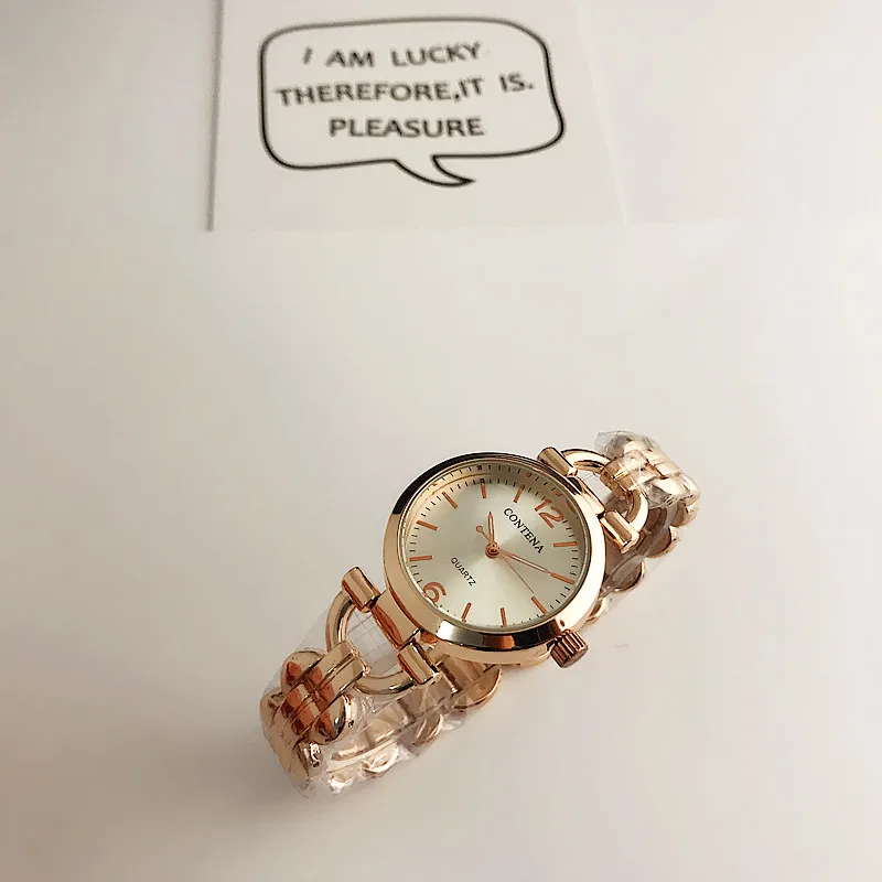 Contena Роскошные Лидирующий бренд Montre часы Femme Модные женские Для женщин Стразы