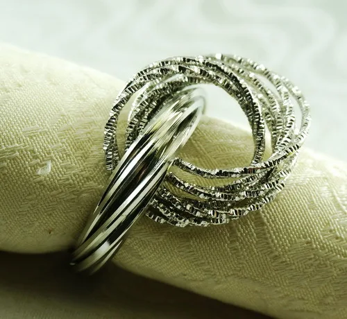 metal decoration napkin ring holder for wedding | Дом и сад