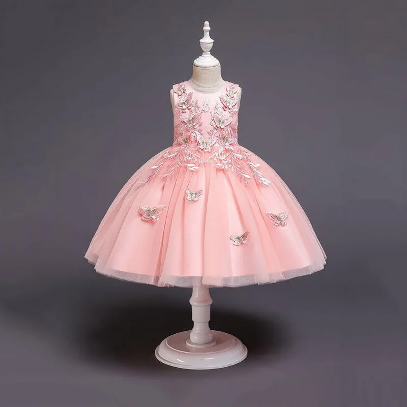 style C Г., новое Летнее бальное платье для маленьких девочек, детские платья принцессы для девочек вечерние платья для девочек от 3 до 10 лет - Цвет: style C