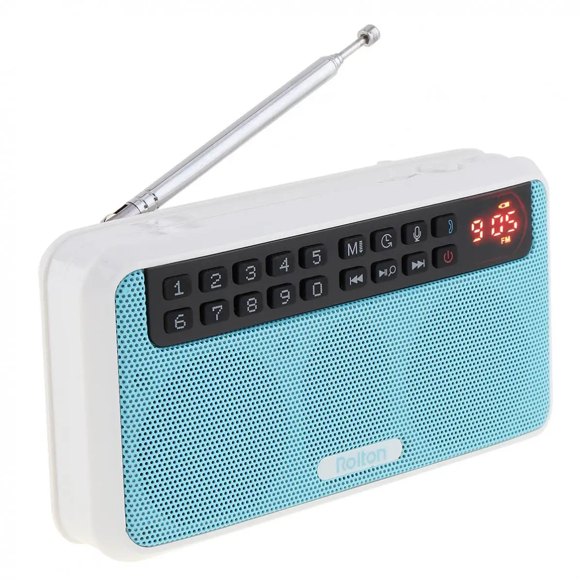 Беспроводная Bluetooth совместимая Колонка 6 Вт цифровое FM радио Hi Fi стереозвук со
